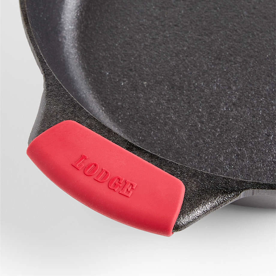Lodge Cast Iron Frying Pans & Skillets Lodge 10.25" Baker's Skillet W/ Silicone Grip 2 Lodge Cast Iron Frying Pans & Skillets Lodge 10.25" Baker's Skillet W/ Silicone Grip