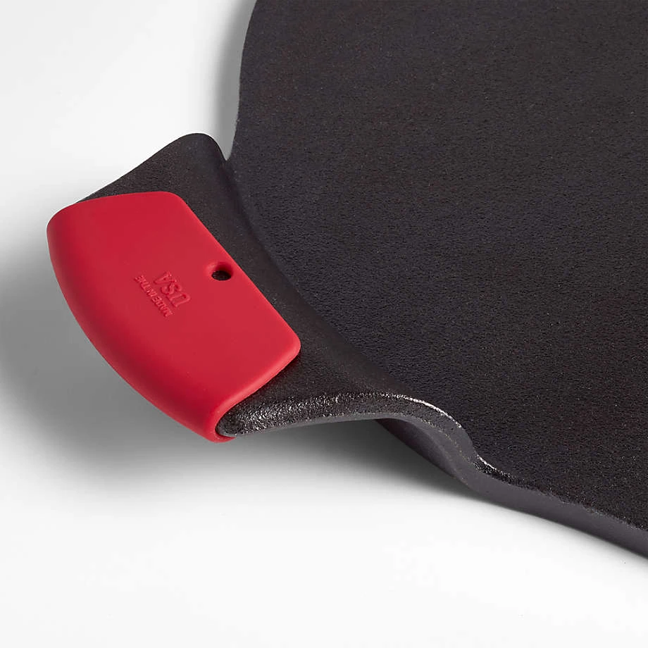 Lodge Cast Iron Frying Pans & Skillets Lodge 15" Pizza Pan W/ Silicone Grip 2 Lodge Cast Iron Frying Pans & Skillets Lodge 15" Pizza Pan W/ Silicone Grip