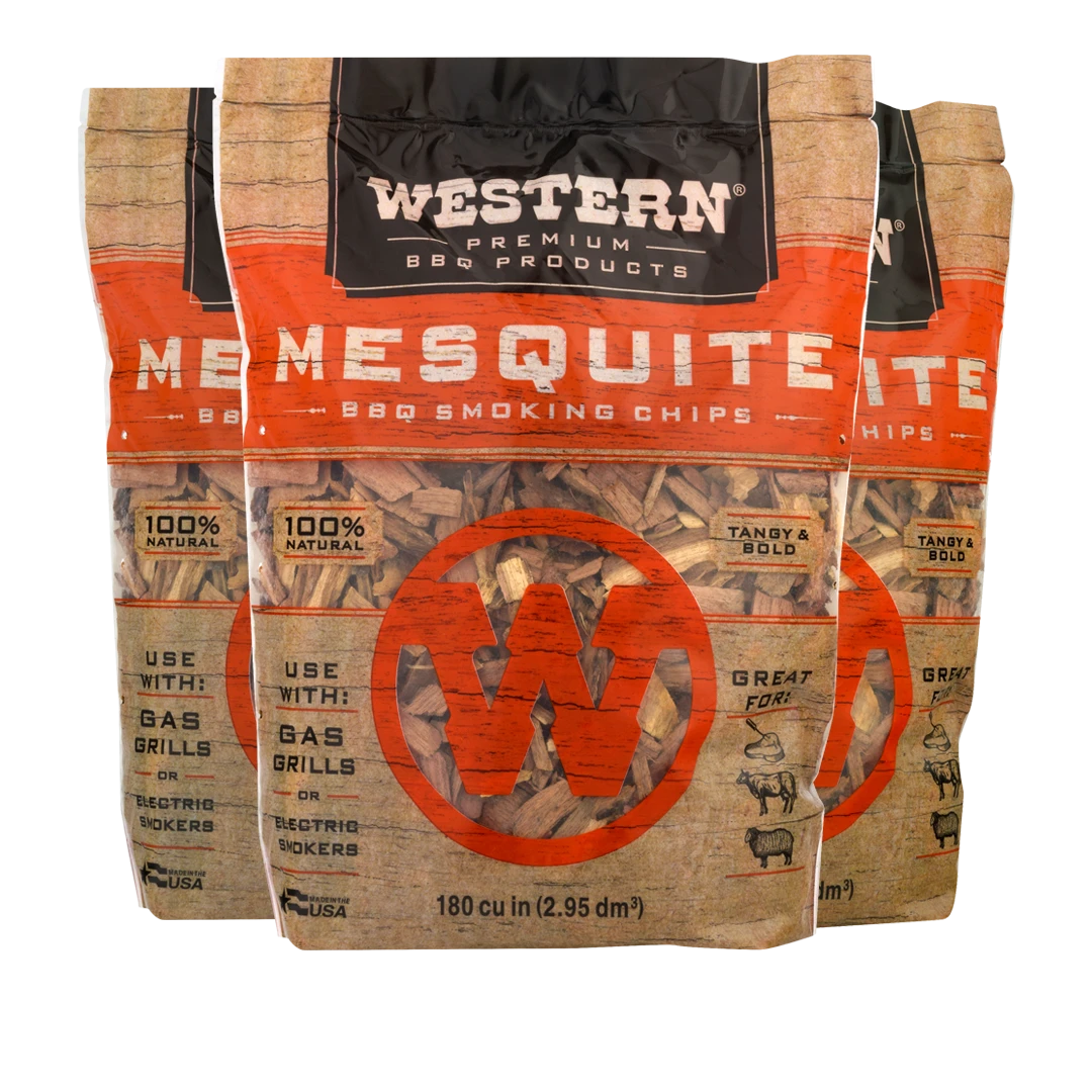 Western Mesquite BBQ Smoking Chips Wood Chunks & Wood Chips 1 Western Mesquite BBQ Smoking Chips Wood Chunks & Wood Chips