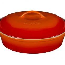 Baking Dishes Le Creuset Heritage Oval Casserole 4 Qt.