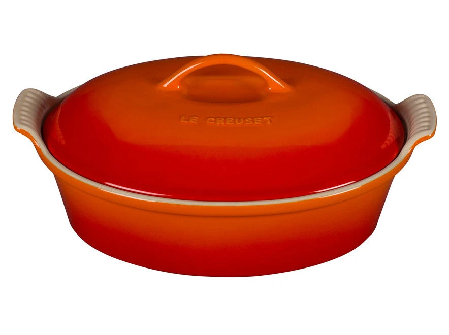 Baking Dishes Le Creuset Heritage Oval Casserole 4 Qt. 2 Baking Dishes Le Creuset Heritage Oval Casserole 4 Qt.
