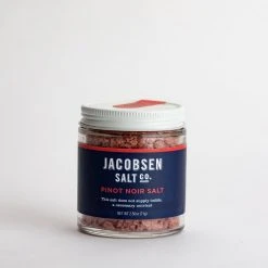 Jacobsen Salt Co. Infused Pinot Noir Salt 2.5oz Seasonings