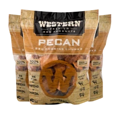 Western Pecan BBQ Cooking Chunks Wood Chunks & Wood Chips