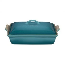 Baking Dishes Le Creuset Heritage Covered Rectangular Casserole Dish 4 Qt.
