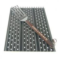 GrillGrates 19.25" GrillGrate Pellet Grill Sear Station 3 Panel Set