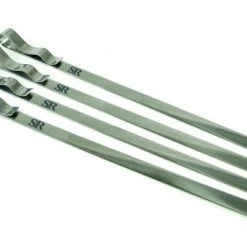 Steven Raichlen Best Of Barbeque™ Cooking Utensils Steven Raichlen Wide Stainless Steel Skewers – Set Of 4