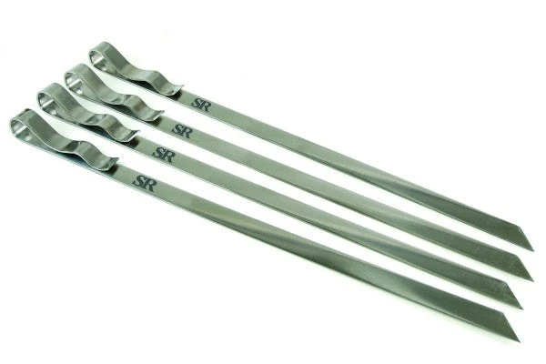 Steven Raichlen Best Of Barbeque™ Cooking Utensils Steven Raichlen Wide Stainless Steel Skewers – Set Of 4 1 Steven Raichlen Best Of Barbeque™ Cooking Utensils Steven Raichlen Wide Stainless Steel Skewers – Set Of 4