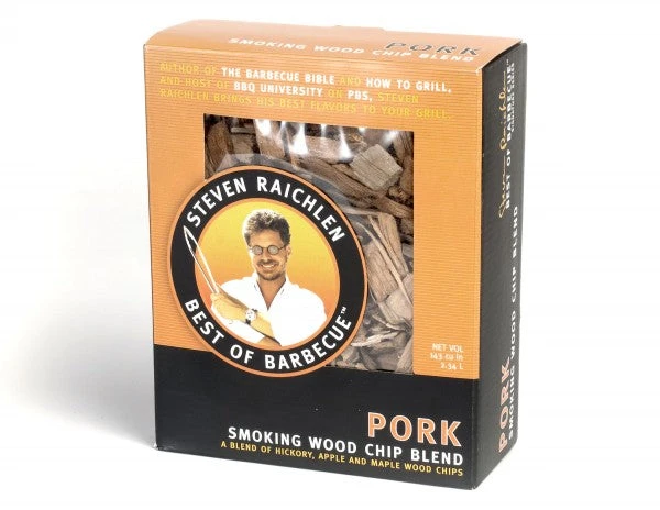 Steven Raichlen Best Of Barbeque™ Steven Raichlen Pork Smoking Wood Chip Blend Wood Chunks & Wood Chips 1 Steven Raichlen Best Of Barbeque™ Steven Raichlen Pork Smoking Wood Chip Blend Wood Chunks & Wood Chips