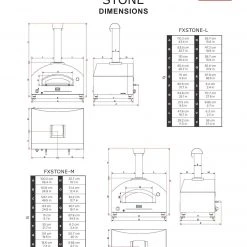 Alfa FXSTONE-L 31-Inch Countertop Gas Pizza Oven