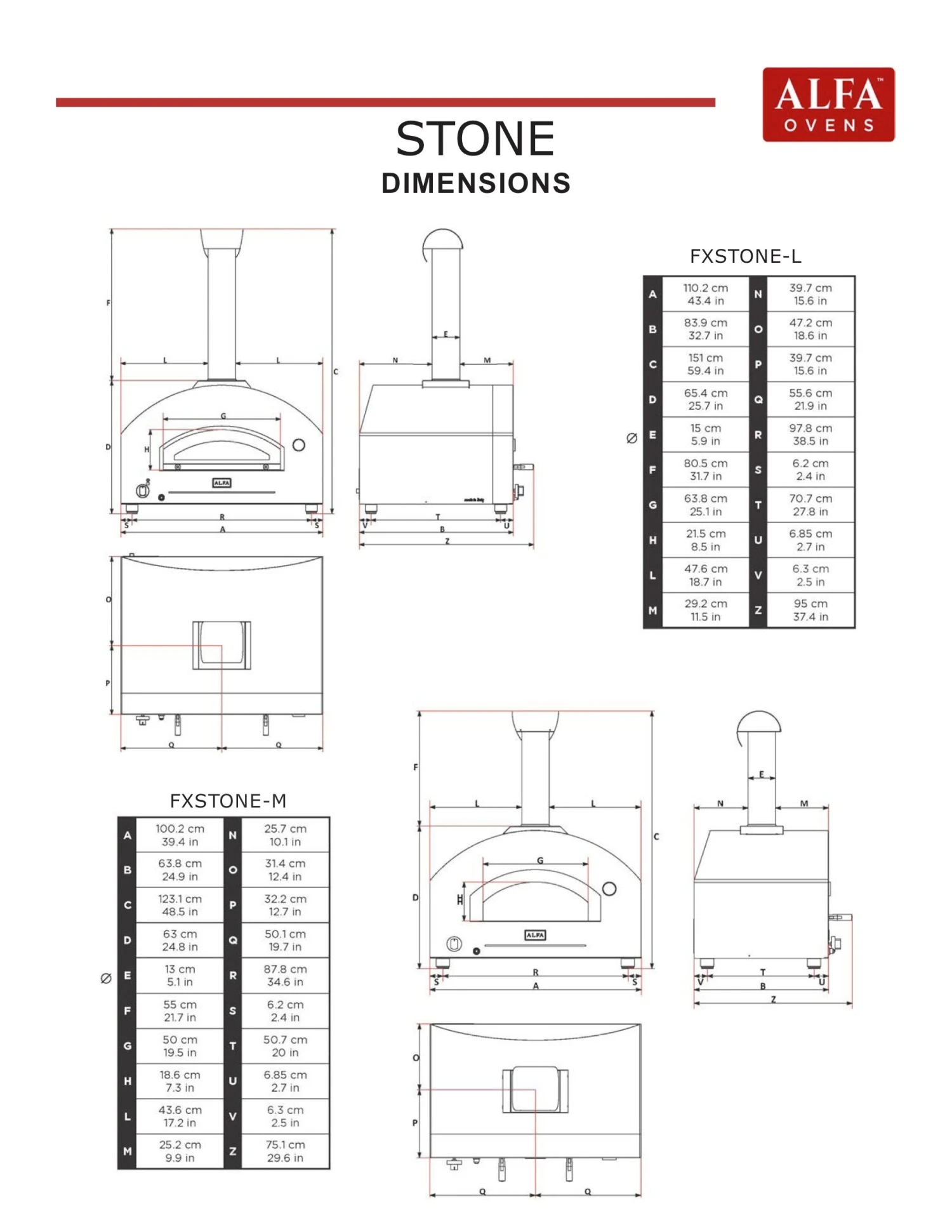 Alfa FXSTONE-L 31-Inch Countertop Gas Pizza Oven 2 Alfa FXSTONE-L 31-Inch Countertop Gas Pizza Oven