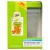 Food Storage Ball Plastic Pint Freezer Jars With Snap-On Lids | 16-Ounce | 2-Count