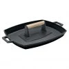 Bayou Classic Cast Iron Shallow Pan And Press Set