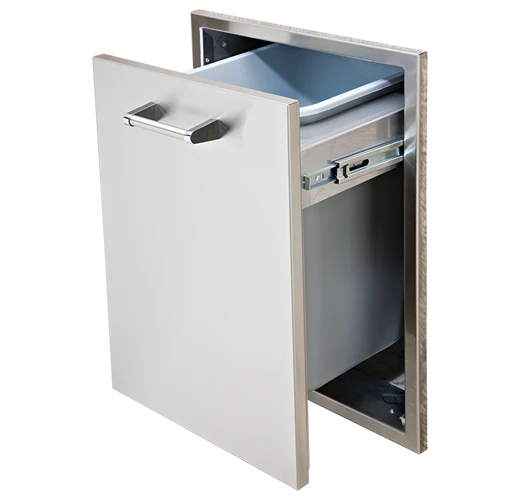 18" Delta Heat Tall Trash Drawer (Single Or Double) 1 18" Delta Heat Tall Trash Drawer (Single Or Double)