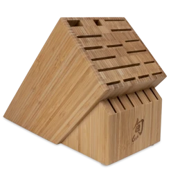 Shun Knives Shop All Knives Shun 22-Slot Bamboo Block