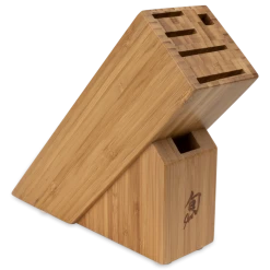 Shun Knives Shun 6-Slot Bamboo Slimline Block Shop All Knives