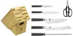 Shun Knives Shun Classic 7-Piece Essential Block Set Shop All Knives 1 Shun Knives Shun Classic 7-Piece Essential Block Set Shop All Knives