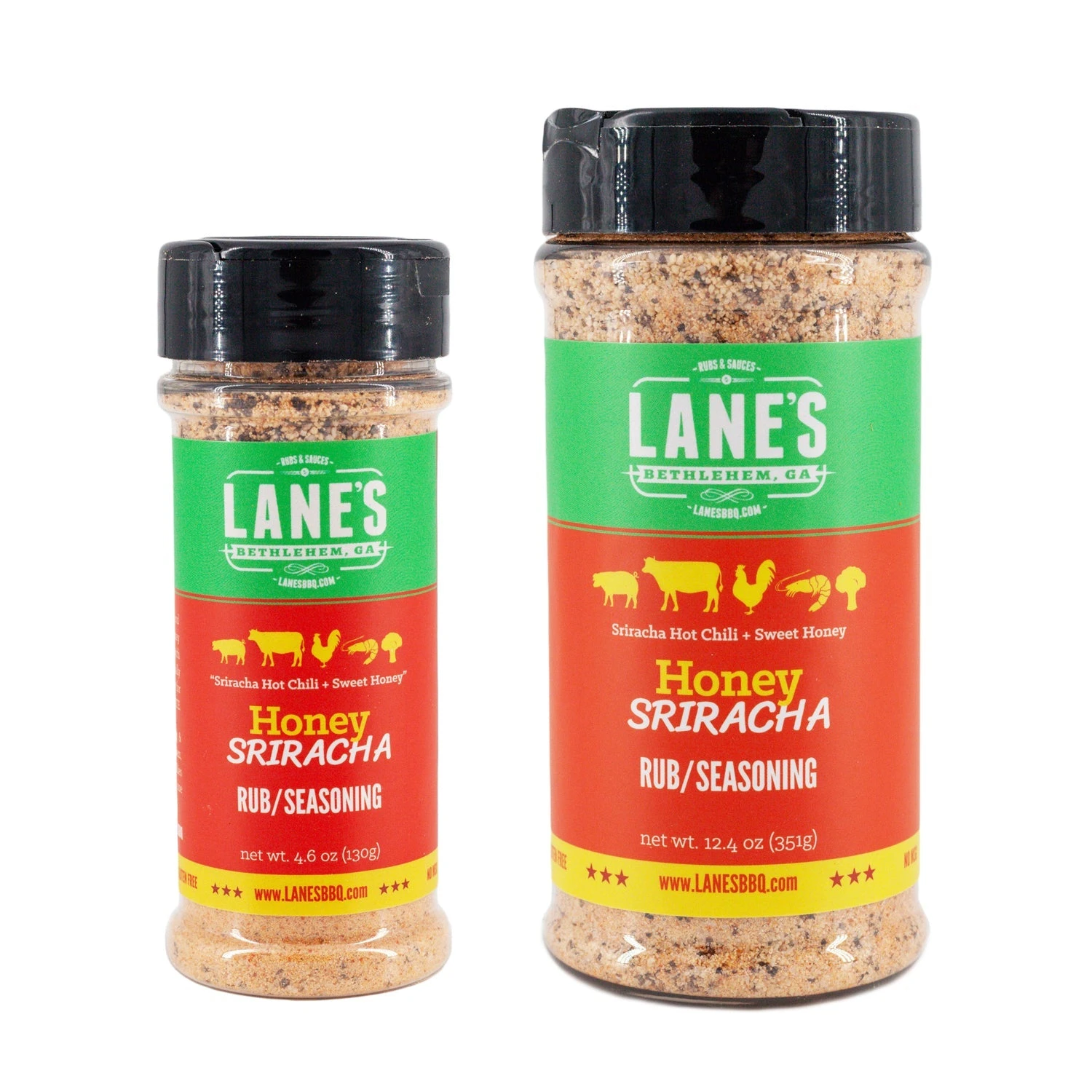 Shop All Rubs Lane's BBQ: Honey Sriracha 1 Shop All Rubs Lane's BBQ: Honey Sriracha