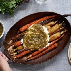 Smithey Ironware Co Cast Iron Smithey Ironware Carbon Steel Oval Roaster