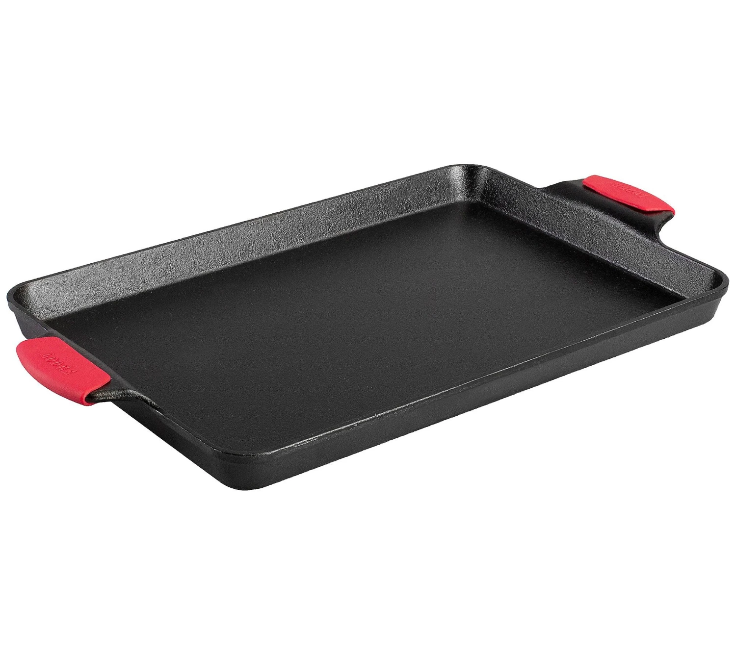 Lodge Cast Iron Lodge 15.5"x10.5" Baking Pan W/ Silicone Grip 1 Lodge Cast Iron Lodge 15.5"x10.5" Baking Pan W/ Silicone Grip