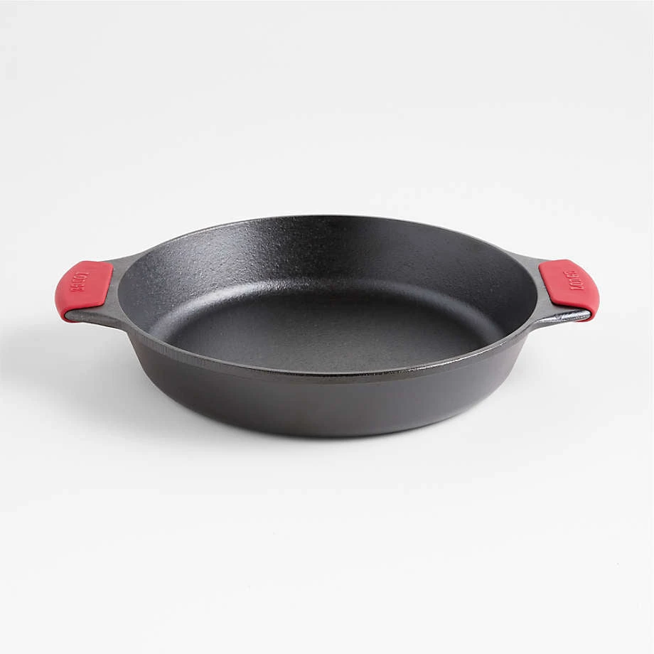 Lodge Cast Iron Frying Pans & Skillets Lodge 10.25" Baker's Skillet W/ Silicone Grip 1 Lodge Cast Iron Frying Pans & Skillets Lodge 10.25" Baker's Skillet W/ Silicone Grip