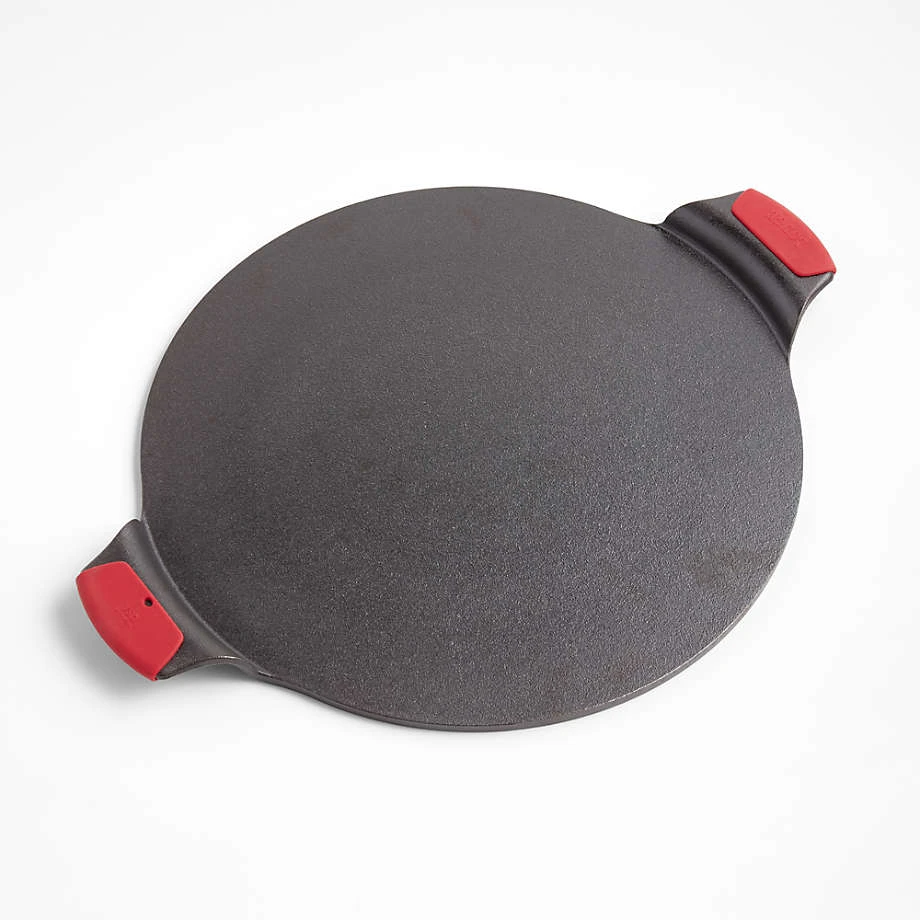 Lodge Cast Iron Frying Pans & Skillets Lodge 15" Pizza Pan W/ Silicone Grip 1 Lodge Cast Iron Frying Pans & Skillets Lodge 15" Pizza Pan W/ Silicone Grip