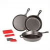 Lodge Cast Iron Frying Pans & Skillets Lodge Essentials 6-Piece Cast Iron Pan Set