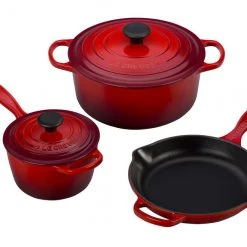 Frying Pans & Skillets Le Creuset 5-Piece Signature Cast Iron Set
