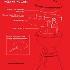 Pizzacraft PizzaQue® Pizza Kit For Kettle Grills