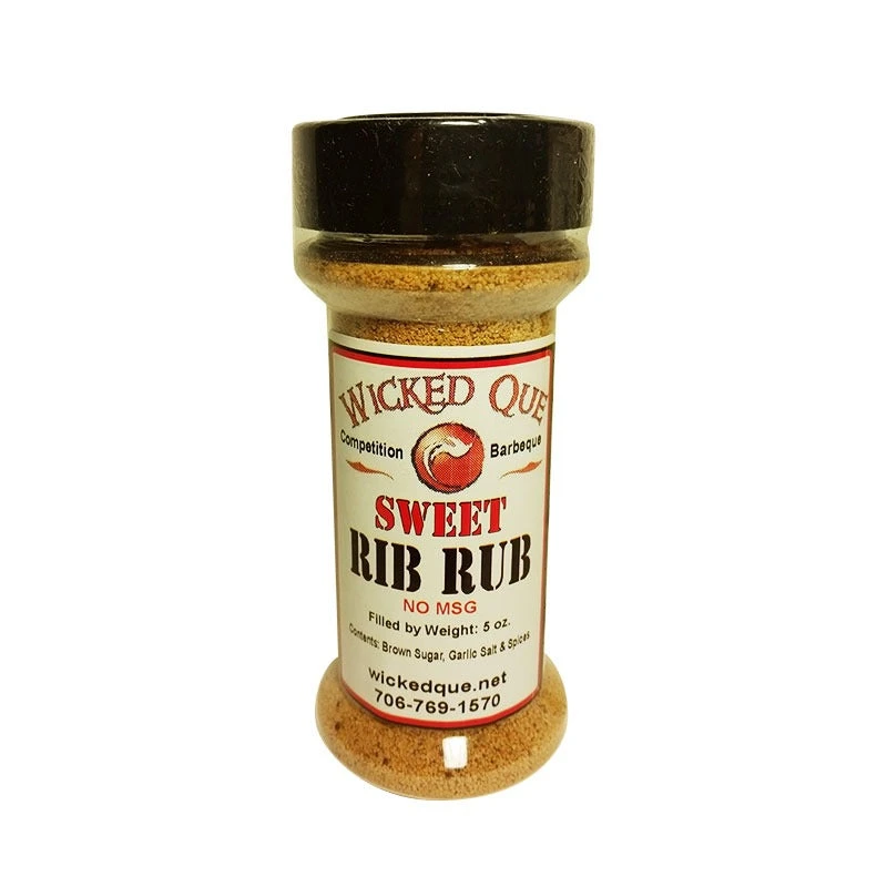 Wicked Que: Sweet Rib Rub Shop All Rubs 1 Wicked Que: Sweet Rib Rub Shop All Rubs