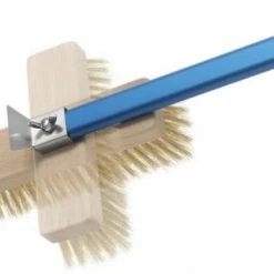 Pizza Accessories GI Metal 47" Oven Brush W/ Rotating Brass Bristle Head