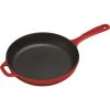 Lodge Cast Iron Lodge Enamel 11 Inch Red Skillet, Interior Matte Black Enamel