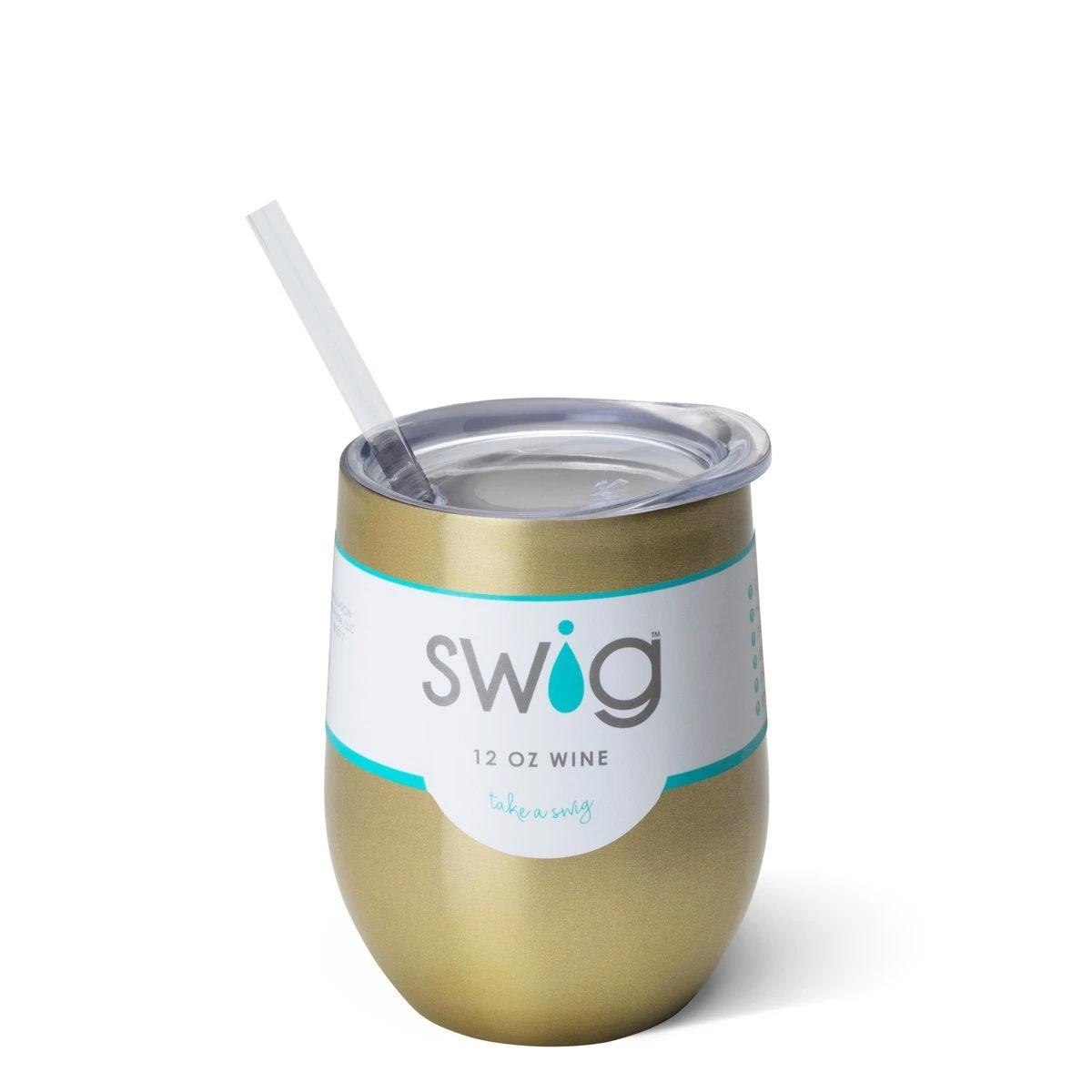Swig Life Gold 12oz Stemless Wine Cup