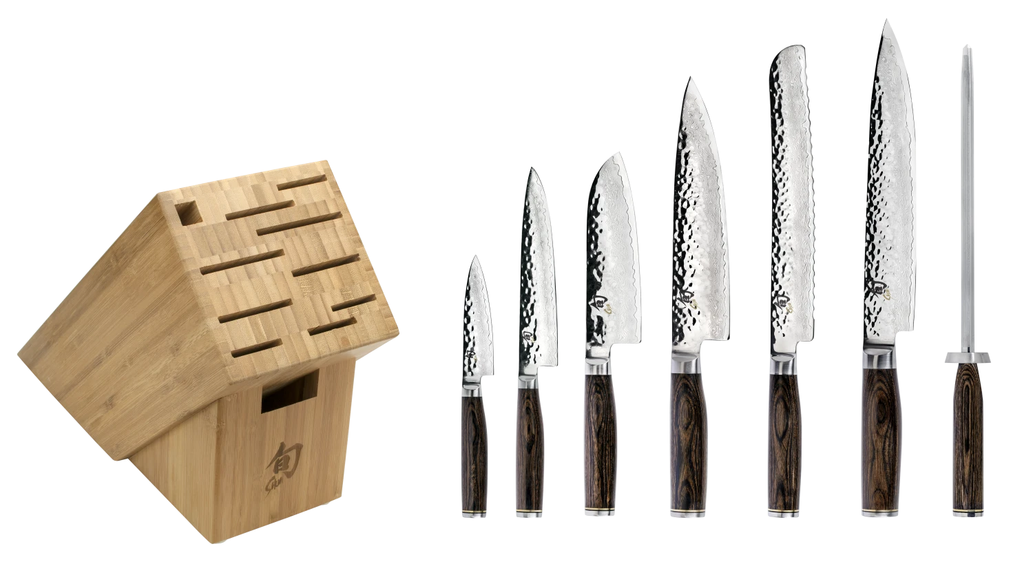 Shun Knives Shun Premier 8-Piece Professional Block Set 1 Shun Knives Shun Premier 8-Piece Professional Block Set