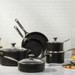 Le Creuset 10-Piece Toughened Nonstick PRO Set